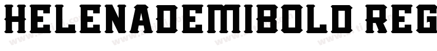 HelenaDemiBold Regul字体转换